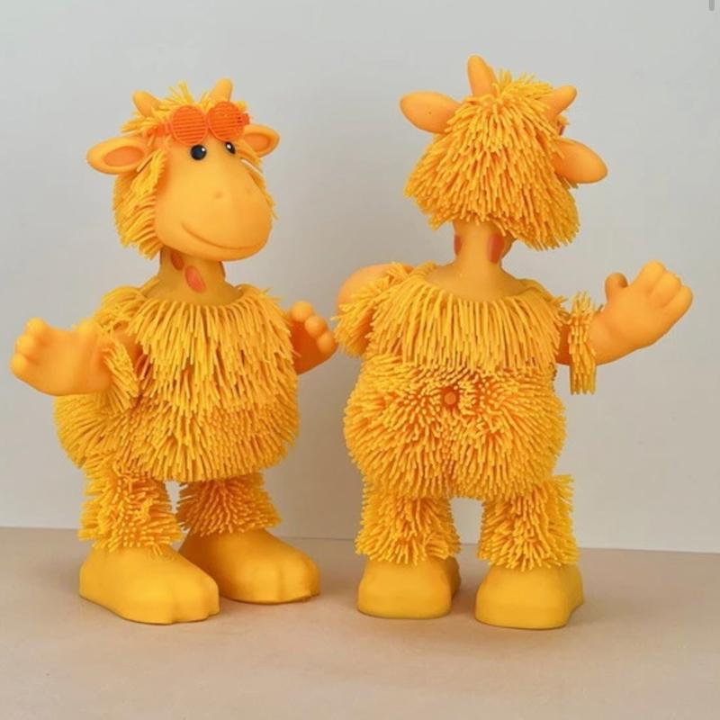عروسک زرافه موزیکال رقاص ۳۵ سانتی مدل دیسکو | Jiggly Pets Gigi Giraffe