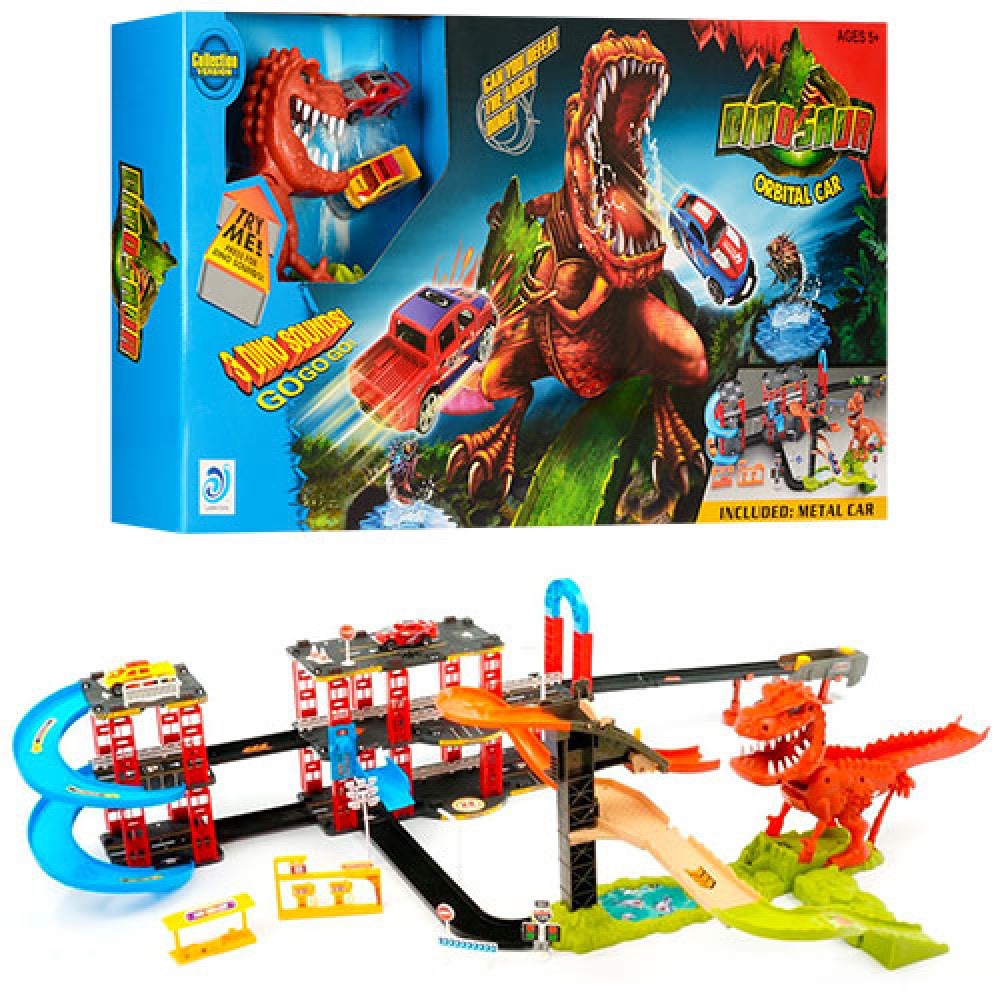 پیست ماشین دایناسور dinosaur racing