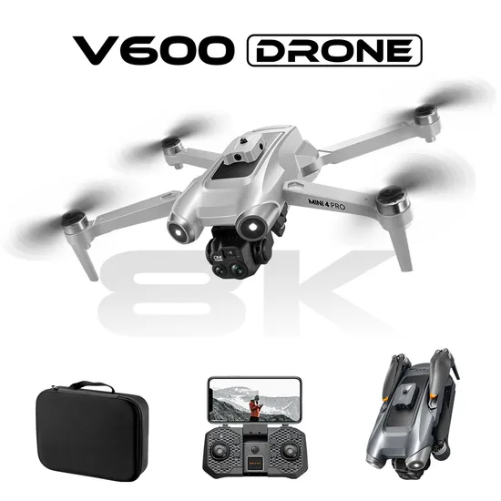 کوادکوپتر تاشو دوربین دار براشلس V600 Drone