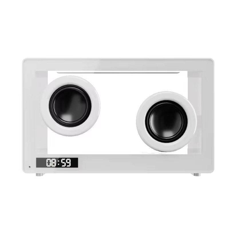 اسپیکر بلوتوسی رومیزی شیشه ای m9 II speaker transparent