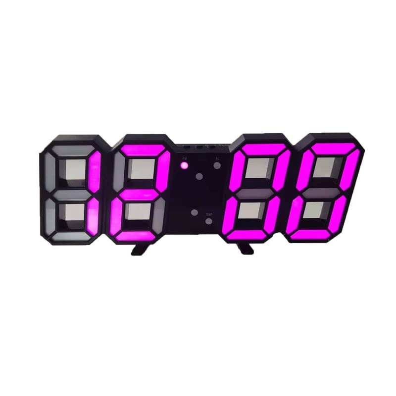 ساعت و دماسنج رومیزی دیجیتال 3d led alarm clock