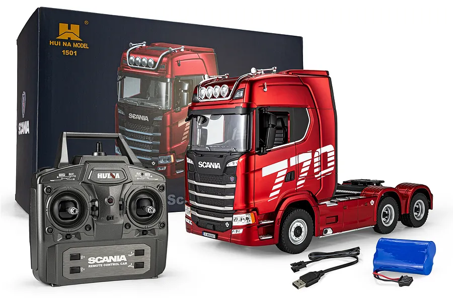 کامیون کنترلی اسکانیا huina scania 770 s v8 truck 1501