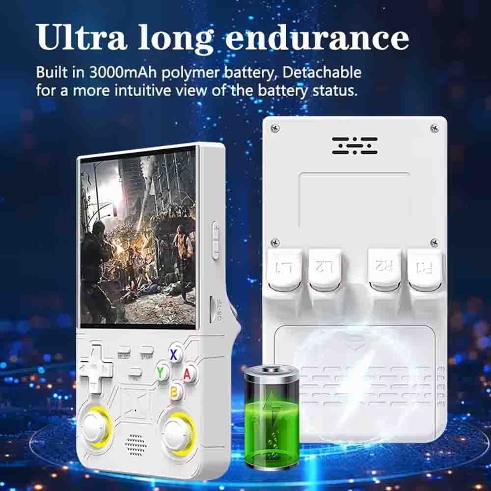 کنسول بازی دستی رترو مدل R36 ULTRA رنگ سفید