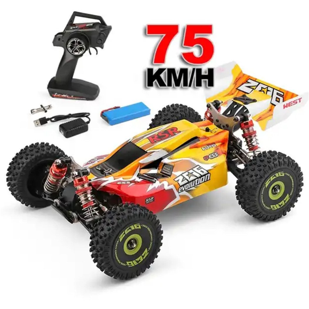 ماشین کنترلی باگی WLTOYS 144010 سرعت ۷۵ کیلومتر مقیاس ۱:۱۴