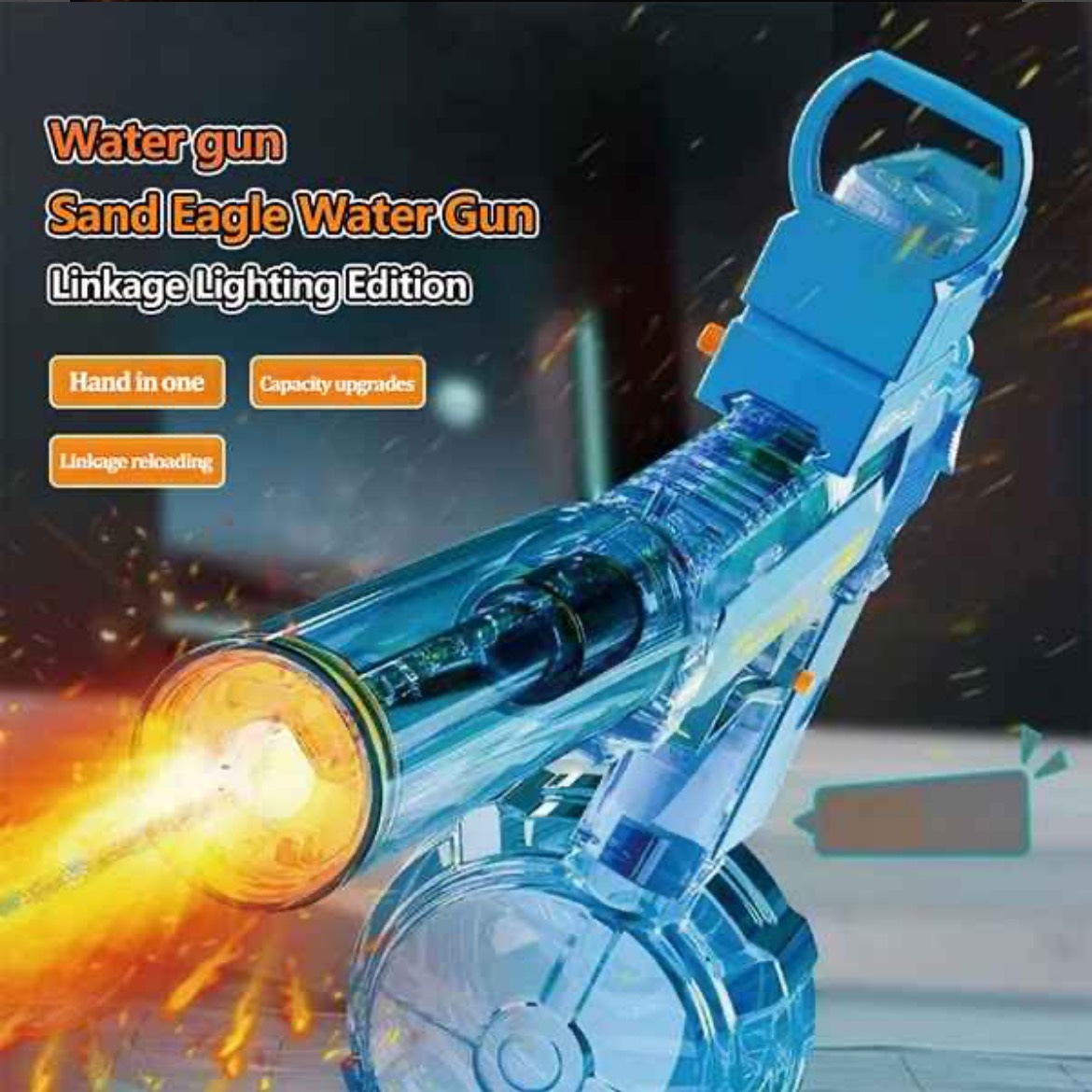 تفنگ آب پاش نوری برقی 518-20 Water Gun